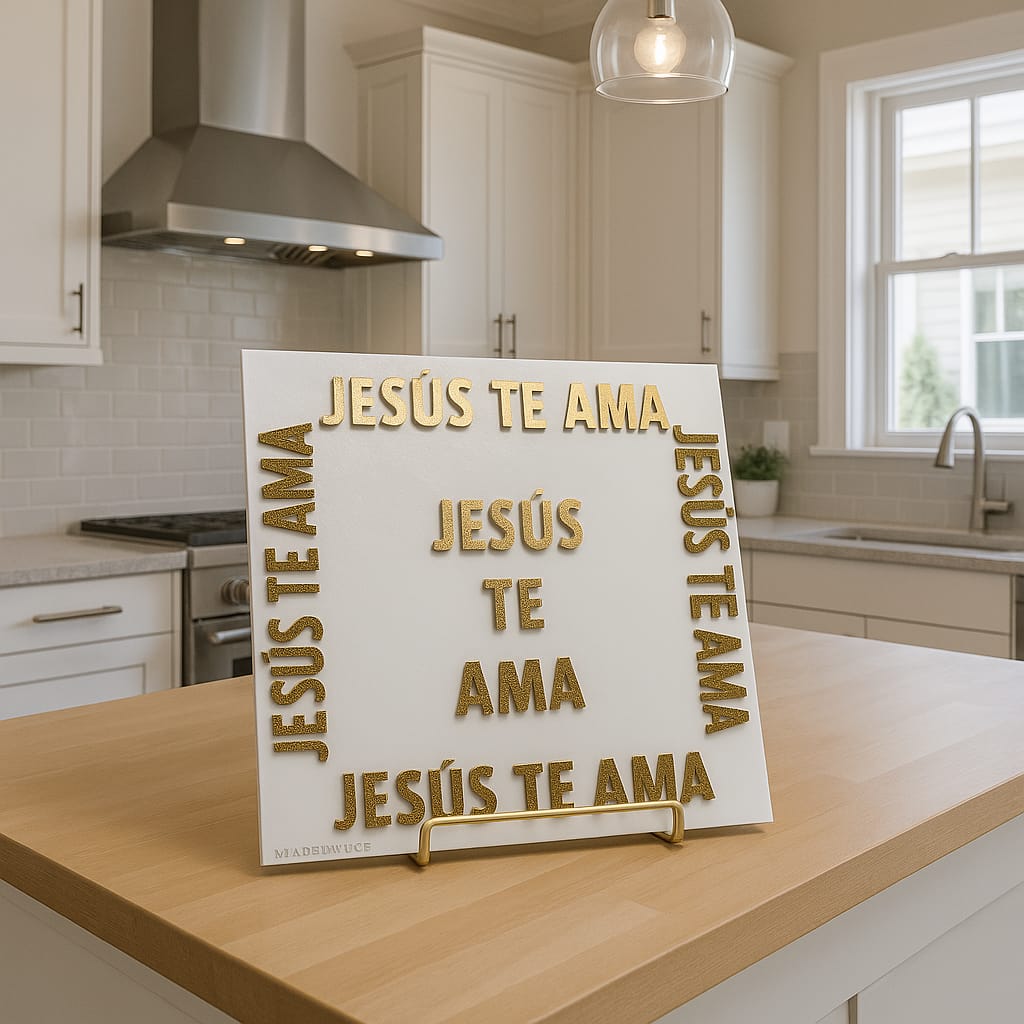 Placa: JESUS TE AMA - Made in USA
