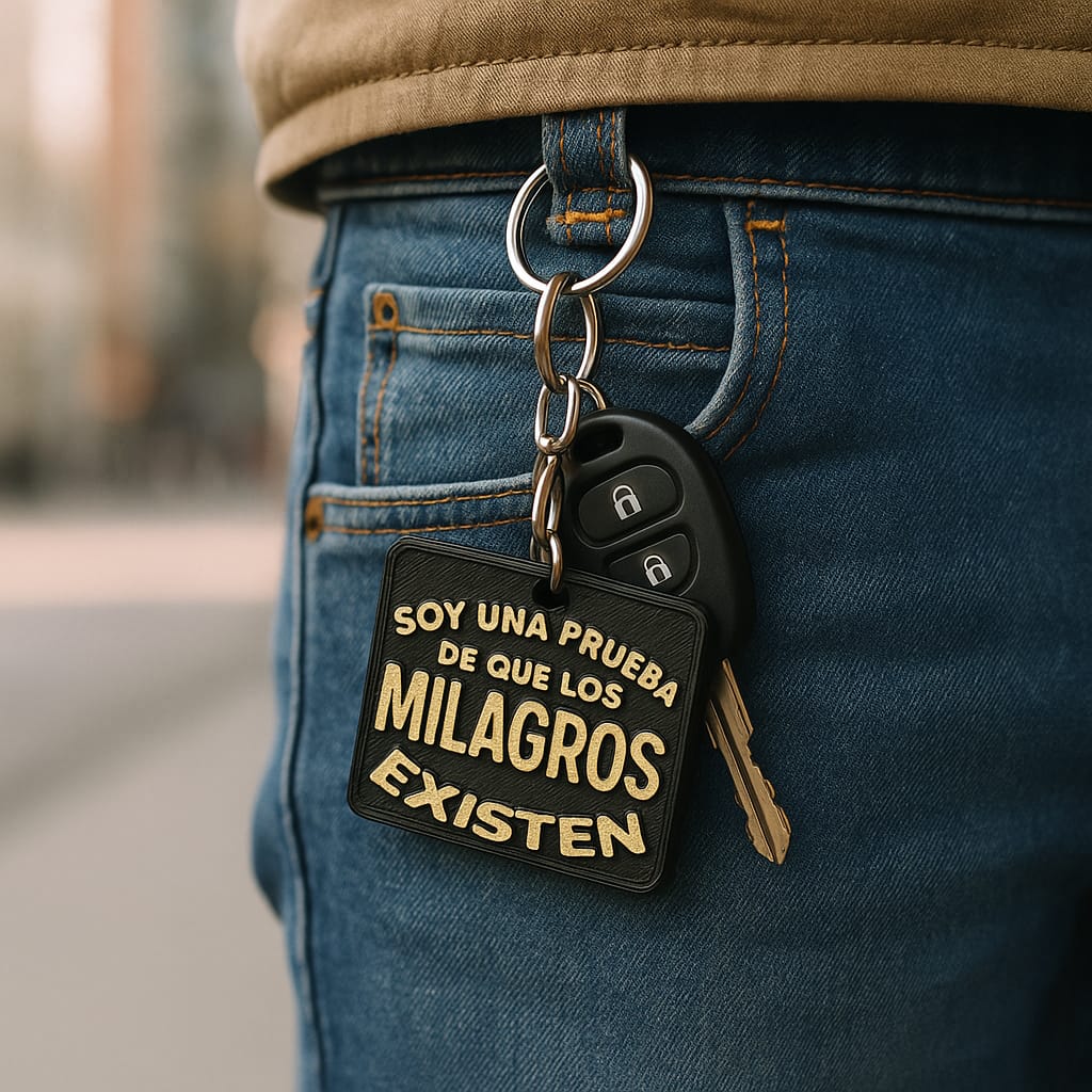 KEYCHAINS: YO SOY UNA PRUEBA DE QUE LOS MILAGROS EXISTEN
