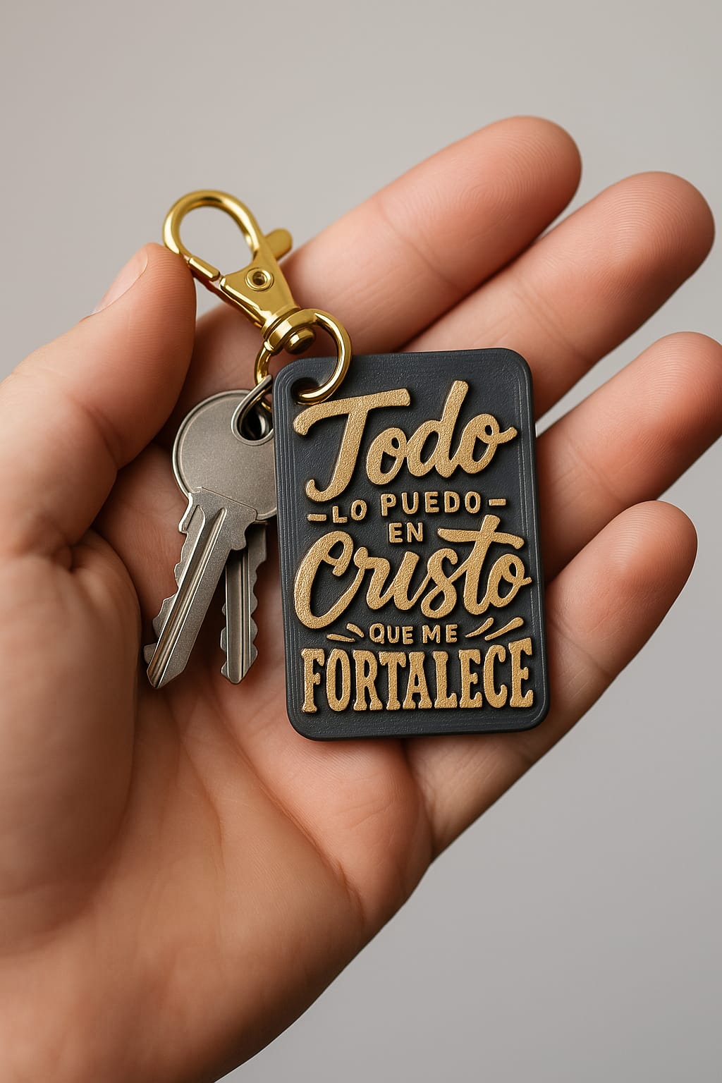 KEYCHAINS: TODO LO PUEDO EN CRISTO QUE ME FORTALECE