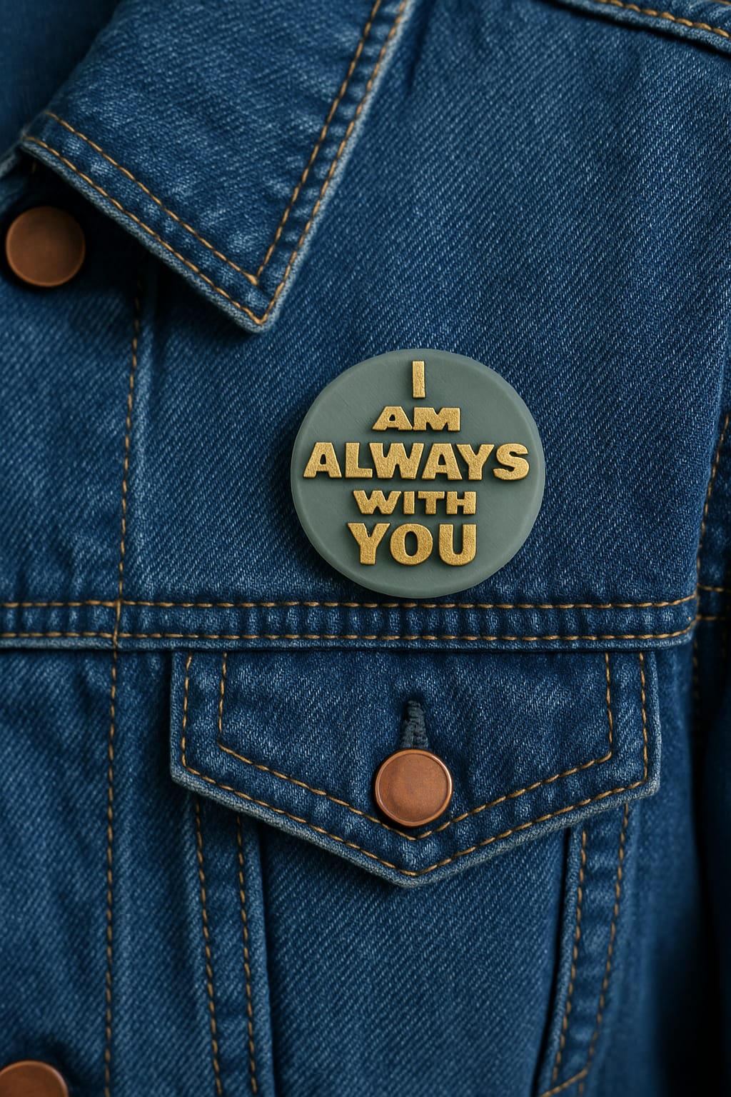PIN - I AM ALWAYS WITH YOU - Made in USA