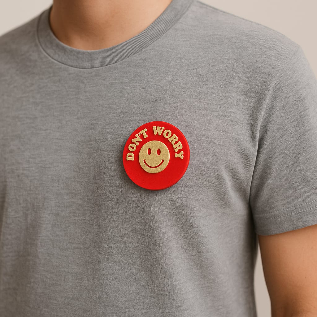 PIN - DON´T WORRY - Made in USA