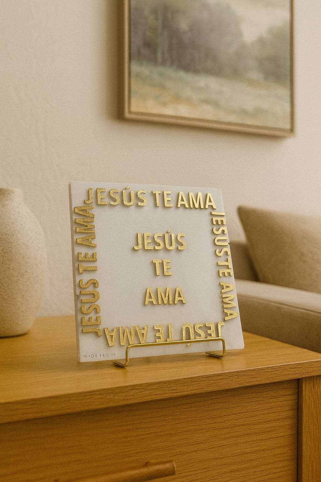 Placa: JESUS TE AMA - Made in USA