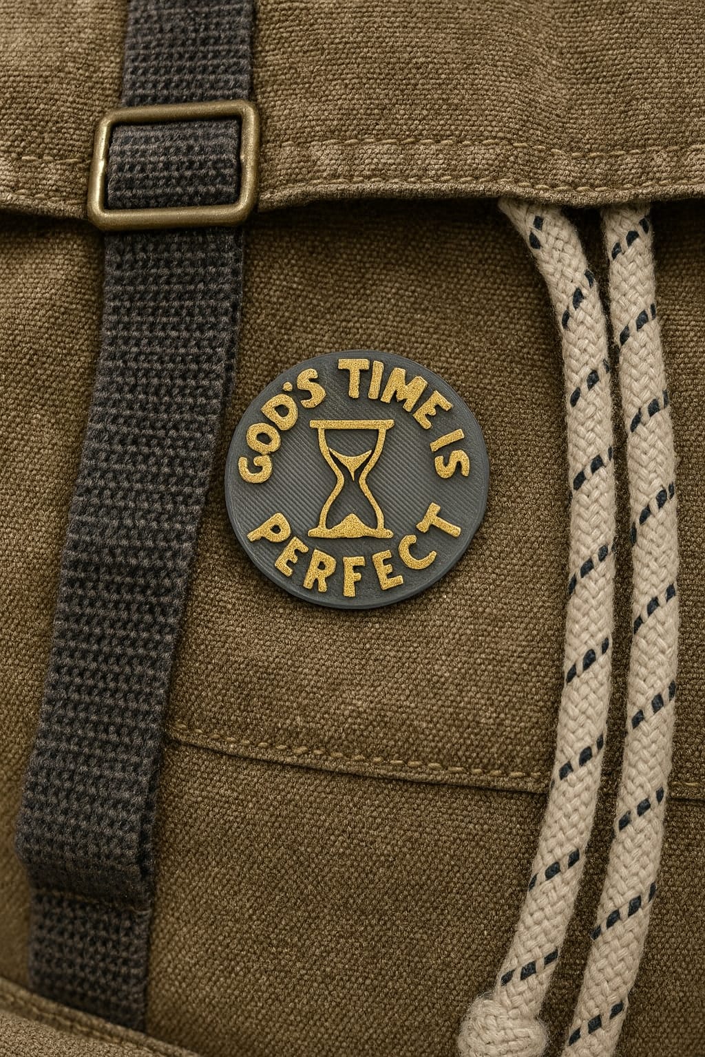 PIN - GOD'S TIME IS PERFECT - Made in USA