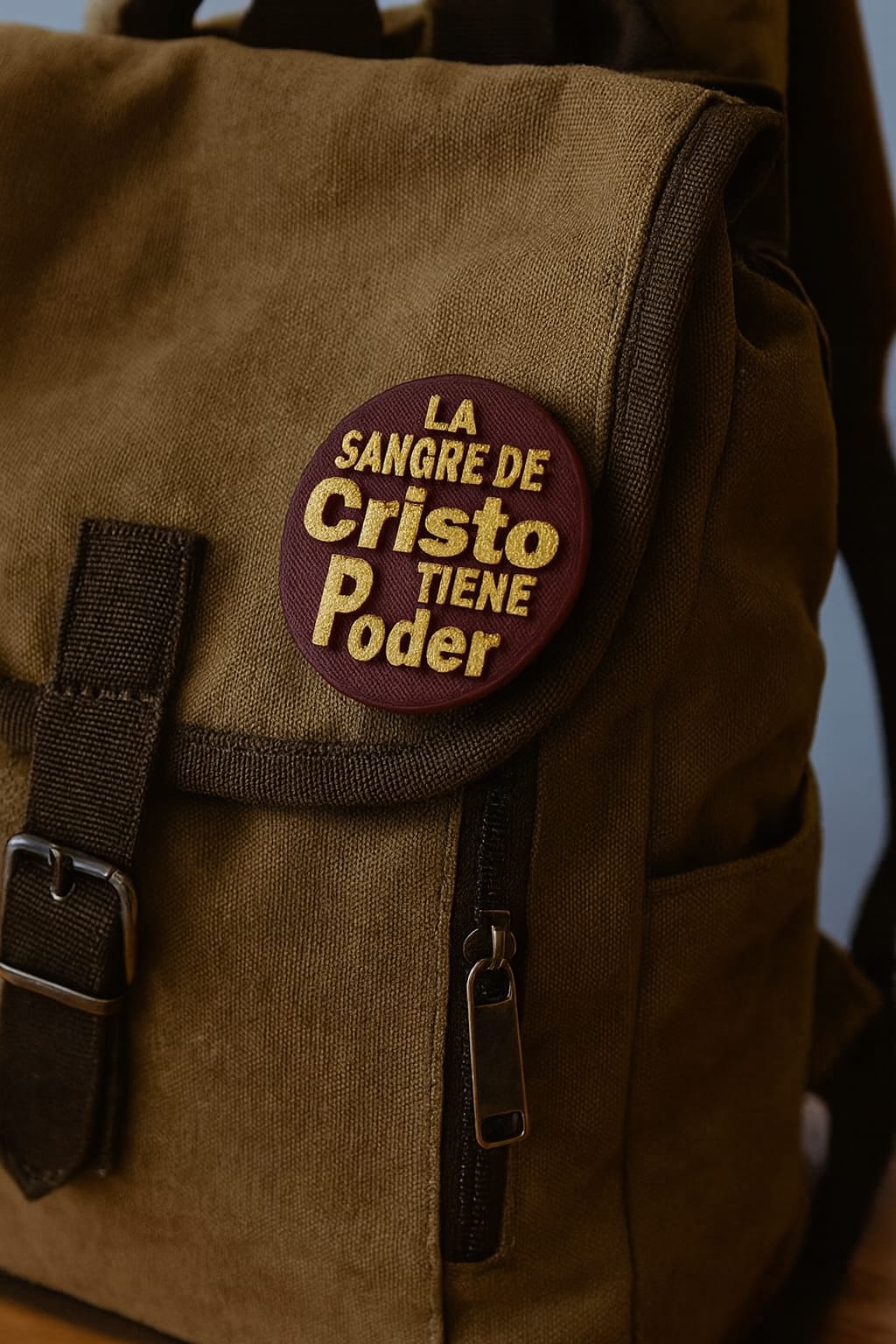 PIN -LA SANGRE DE CRISTO TIENE PODER - Made in USA