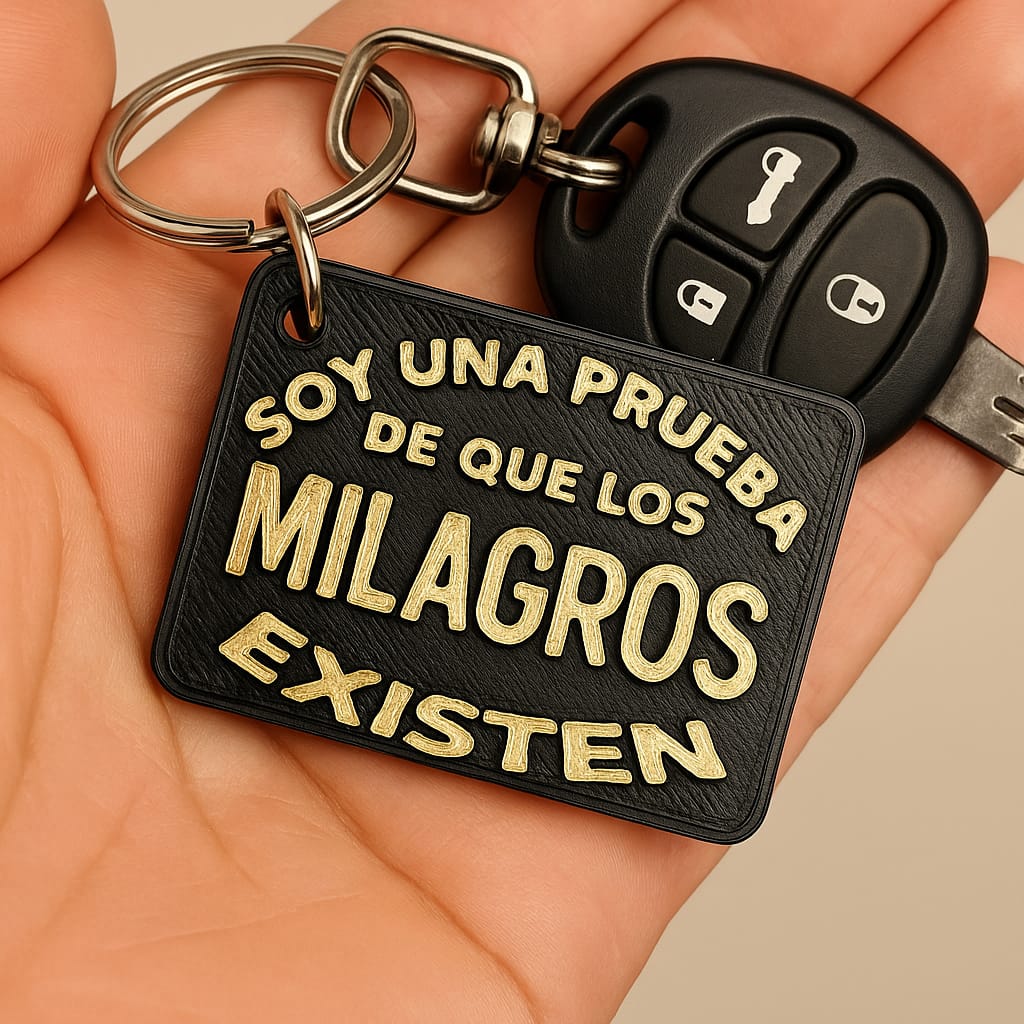 KEYCHAINS: YO SOY UNA PRUEBA DE QUE LOS MILAGROS EXISTEN