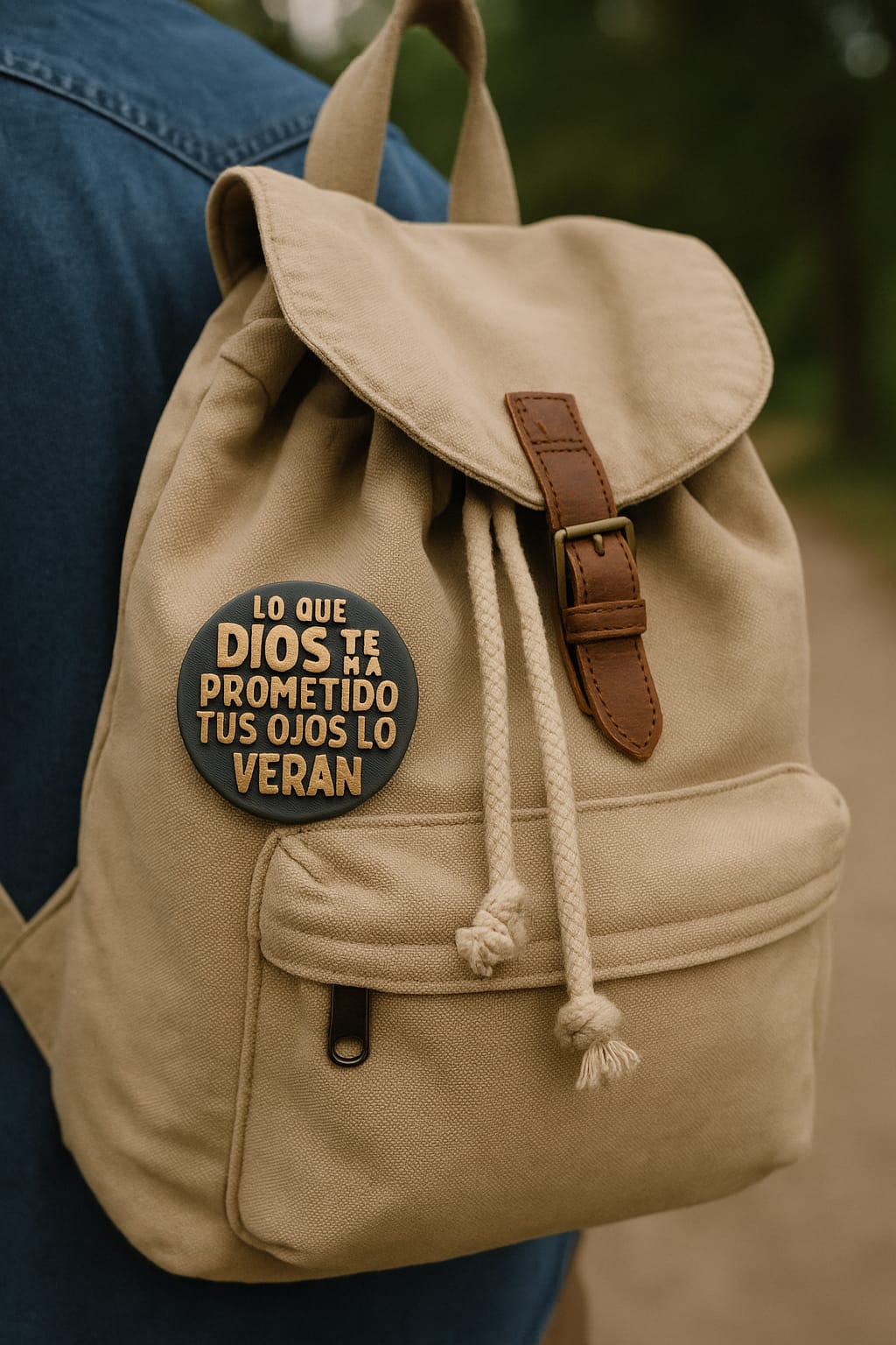 PIN- LO QUE DIOS TE HA PROMETIDO TUS OJOS LO VERÁN - Made in USA