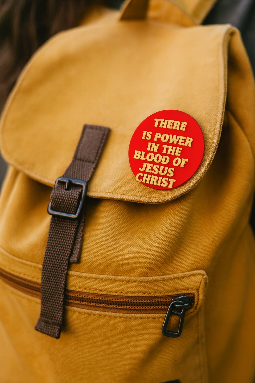 PIN -THERE IS POWER IN THE BLOOD OF JESUS CHRIST - Made in USA