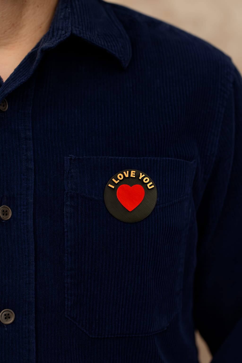 PIN - I LOVE YOU - Made in USA
