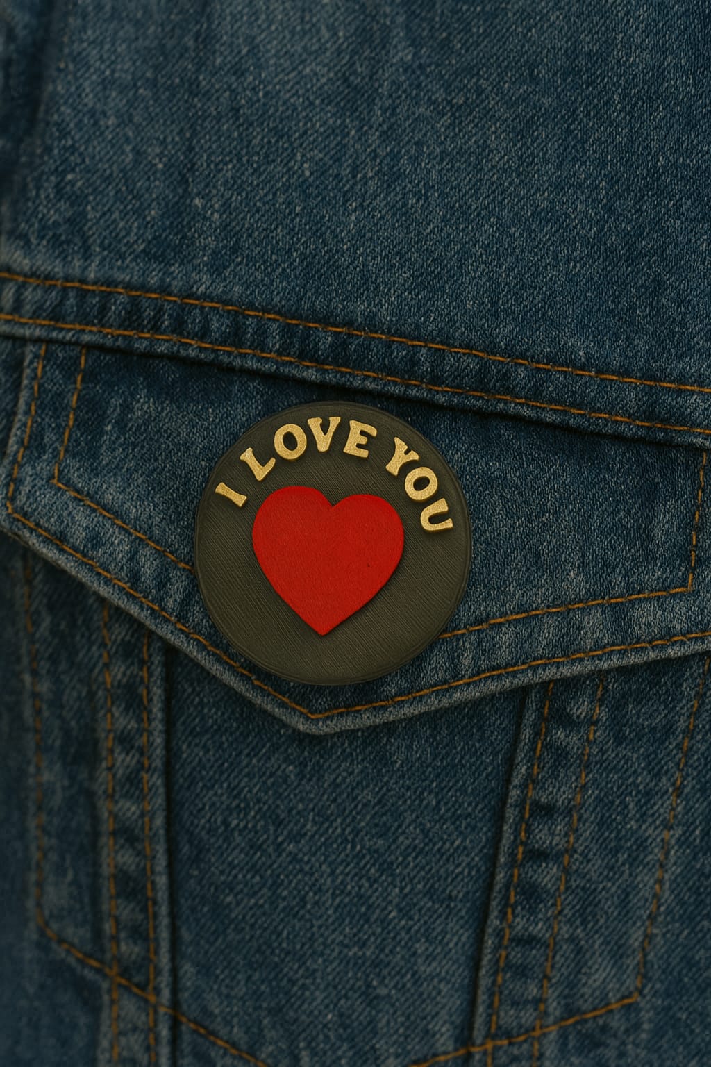 PIN - I LOVE YOU - Made in USA