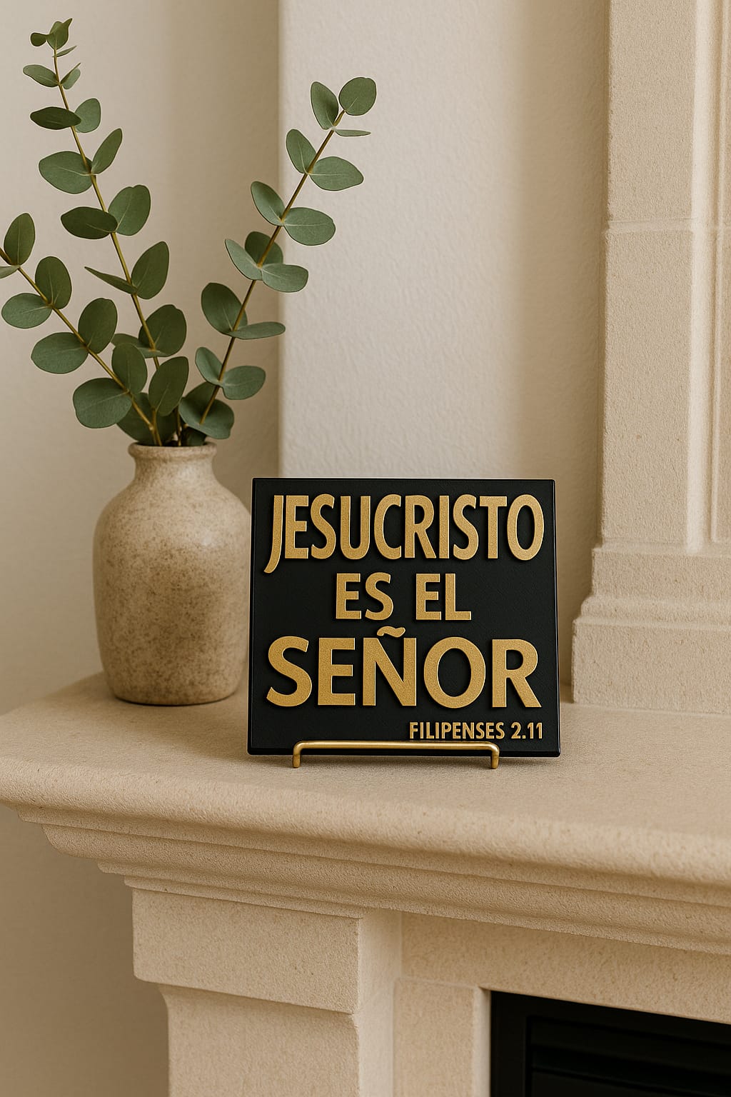 Placa: JESUCRISTO ES EL SEÑOR - Made in USA