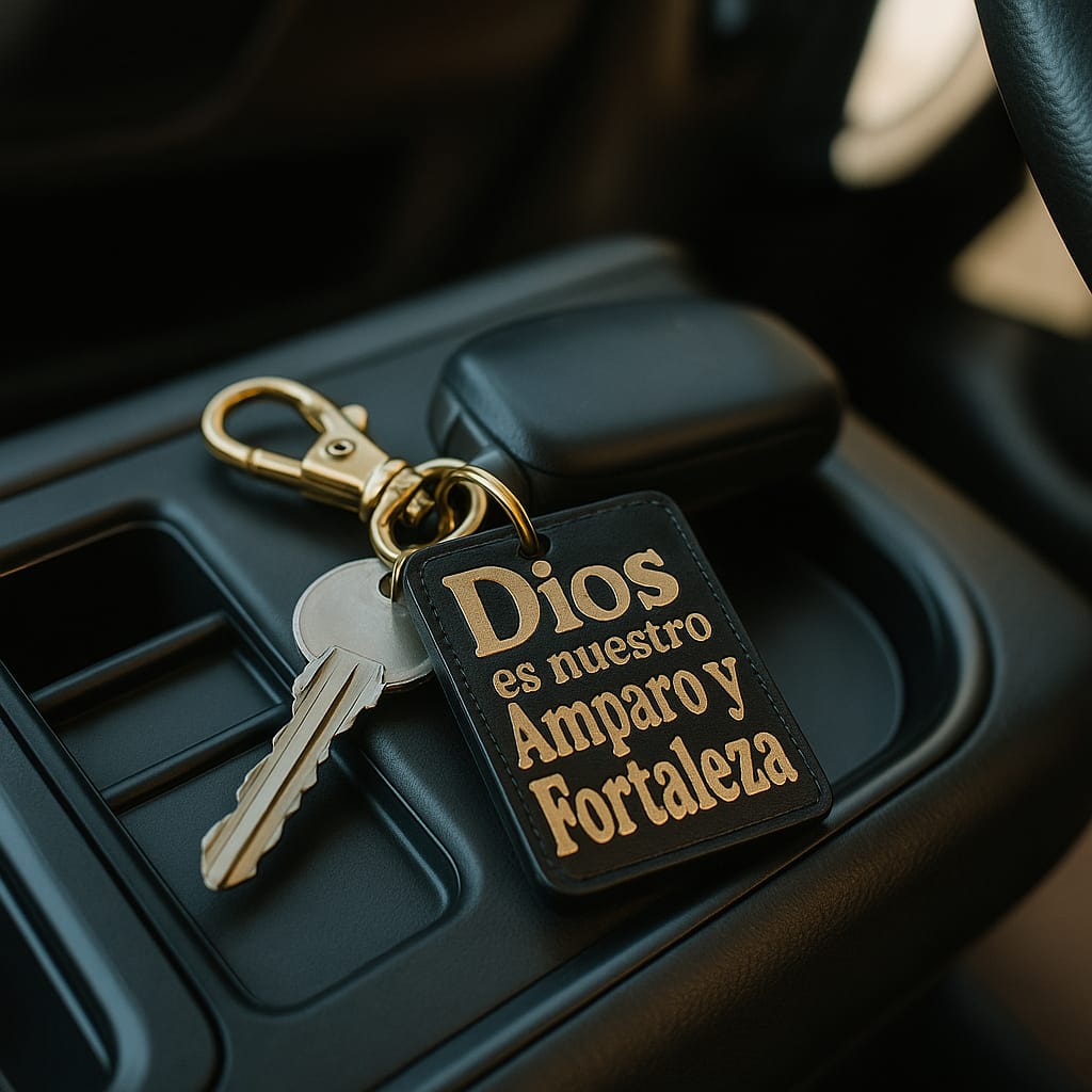 KEYCHAINS: DIOS ES NUESTRO AMPARO Y NUESTRA FORTALEZA