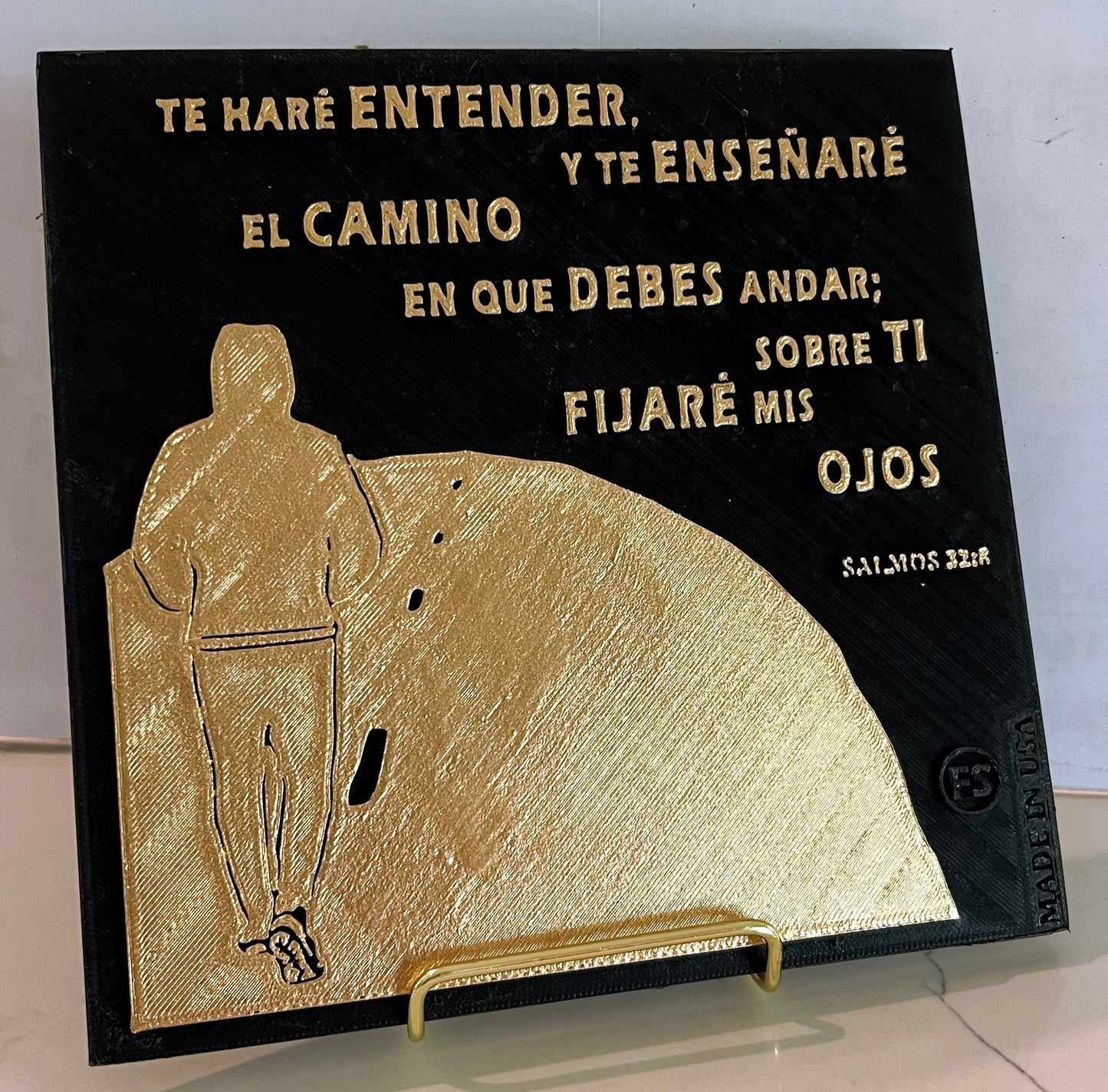 TE HARE ENTENDER Y TE ENSENARE EL CAMINO EN EL QUE DEBES ANDAR Y SOBRE TI FIJARE MIS OJOS