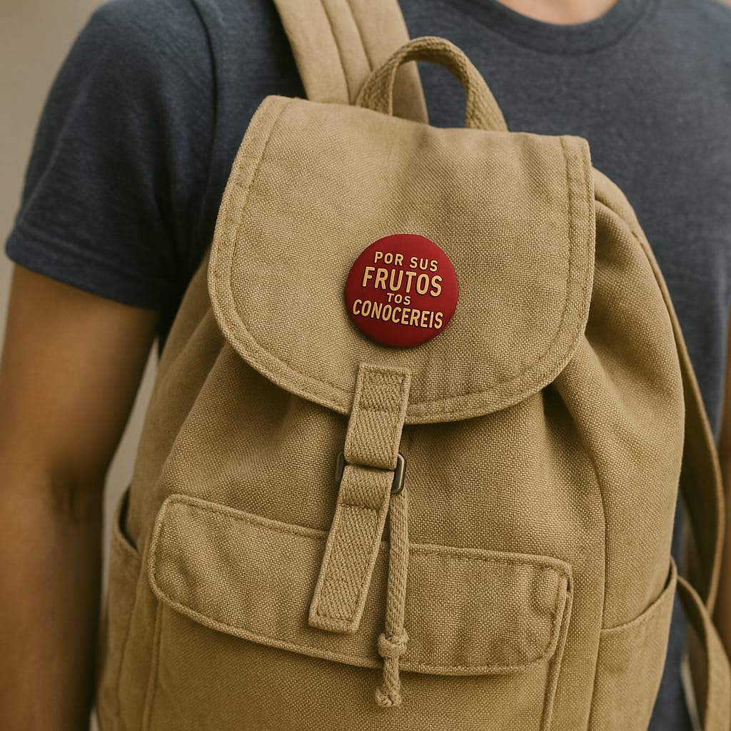 PIN - POR SUS FRUTOS LOS CONOCEREIS - Made in USA