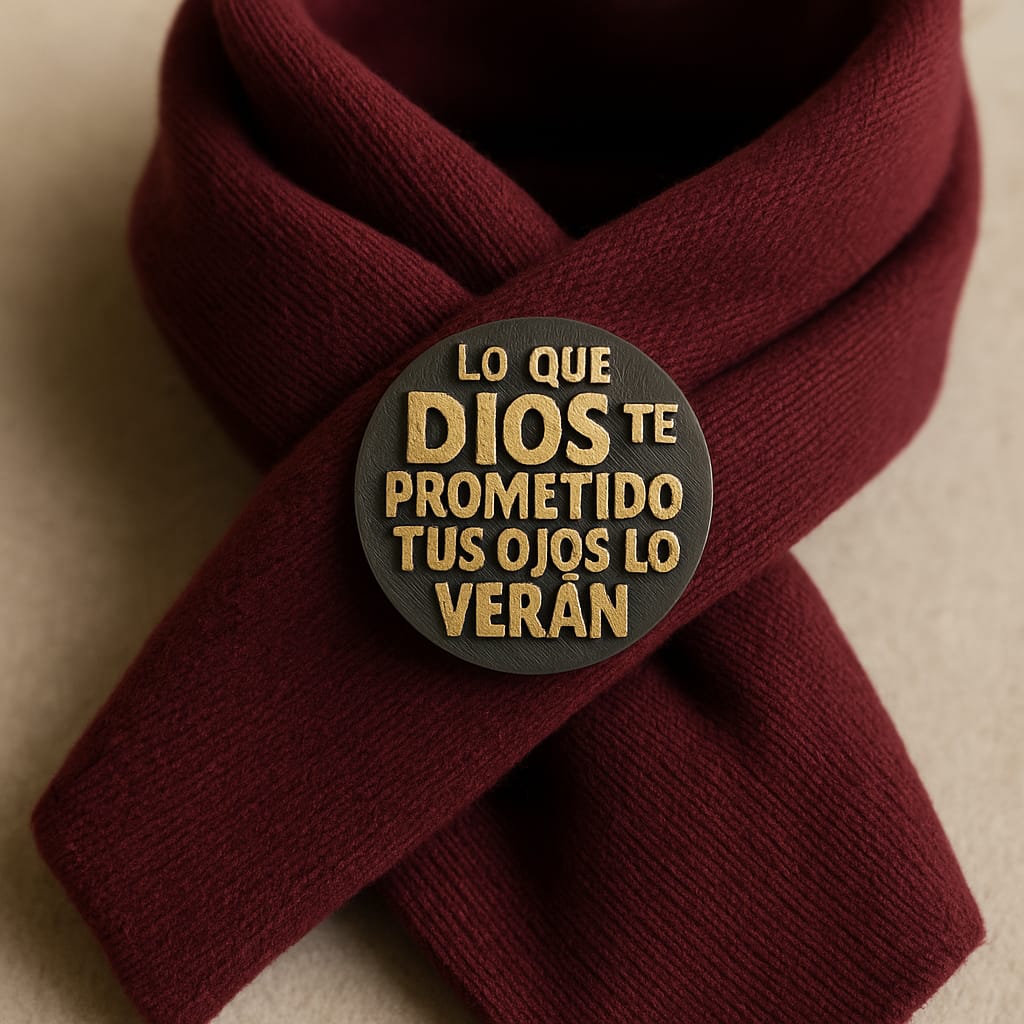 PIN- LO QUE DIOS TE HA PROMETIDO TUS OJOS LO VERÁN - Made in USA