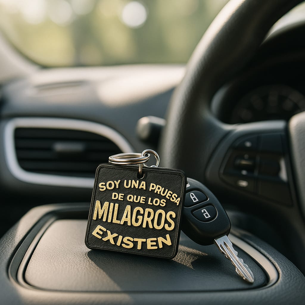 KEYCHAINS: YO SOY UNA PRUEBA DE QUE LOS MILAGROS EXISTEN