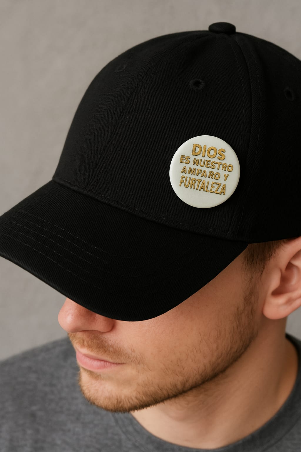 PIN-DIOS ES NUESTRO AMPARO Y NUESTRA FORTALEZA- Made in USA