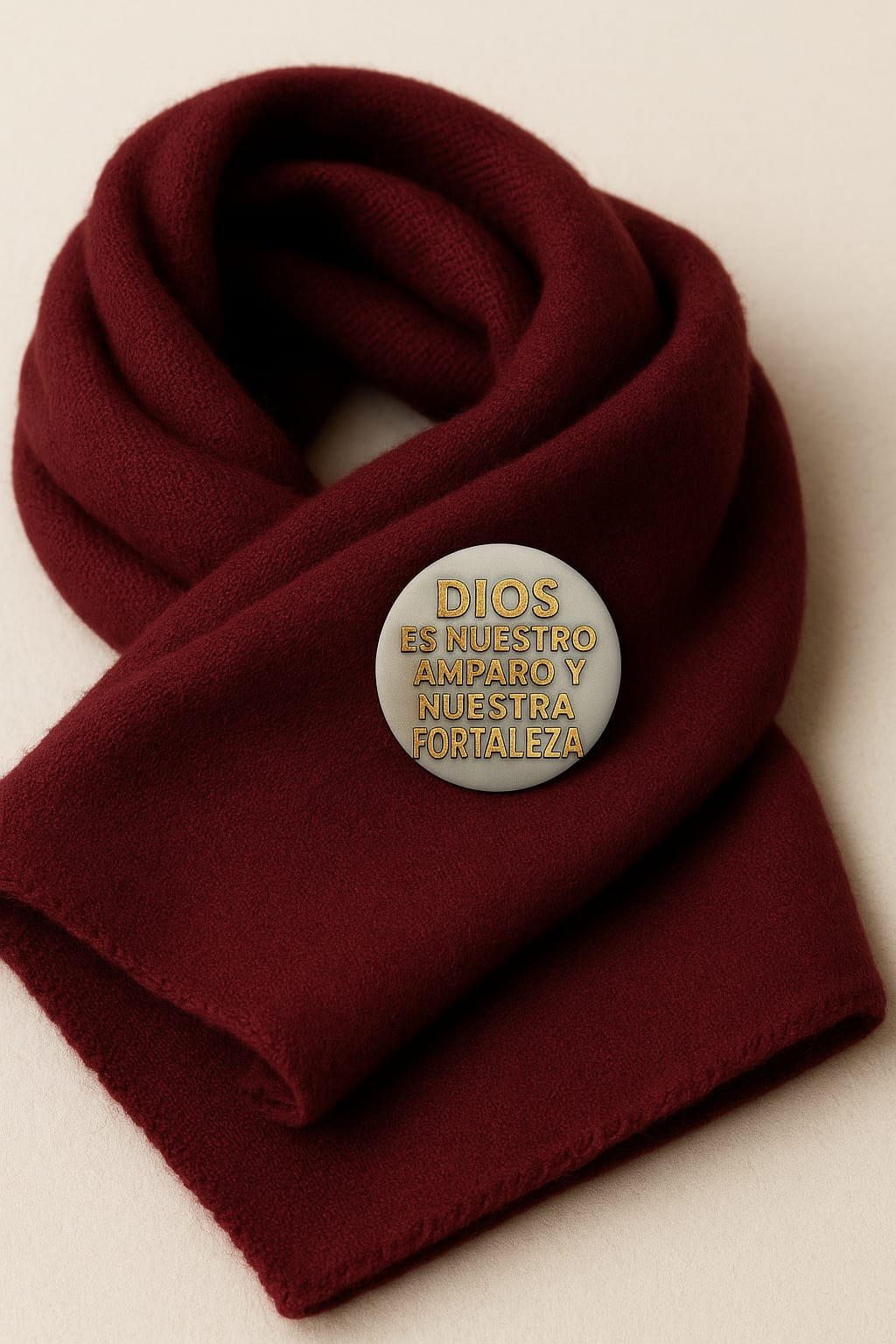 PIN-DIOS ES NUESTRO AMPARO Y NUESTRA FORTALEZA- Made in USA