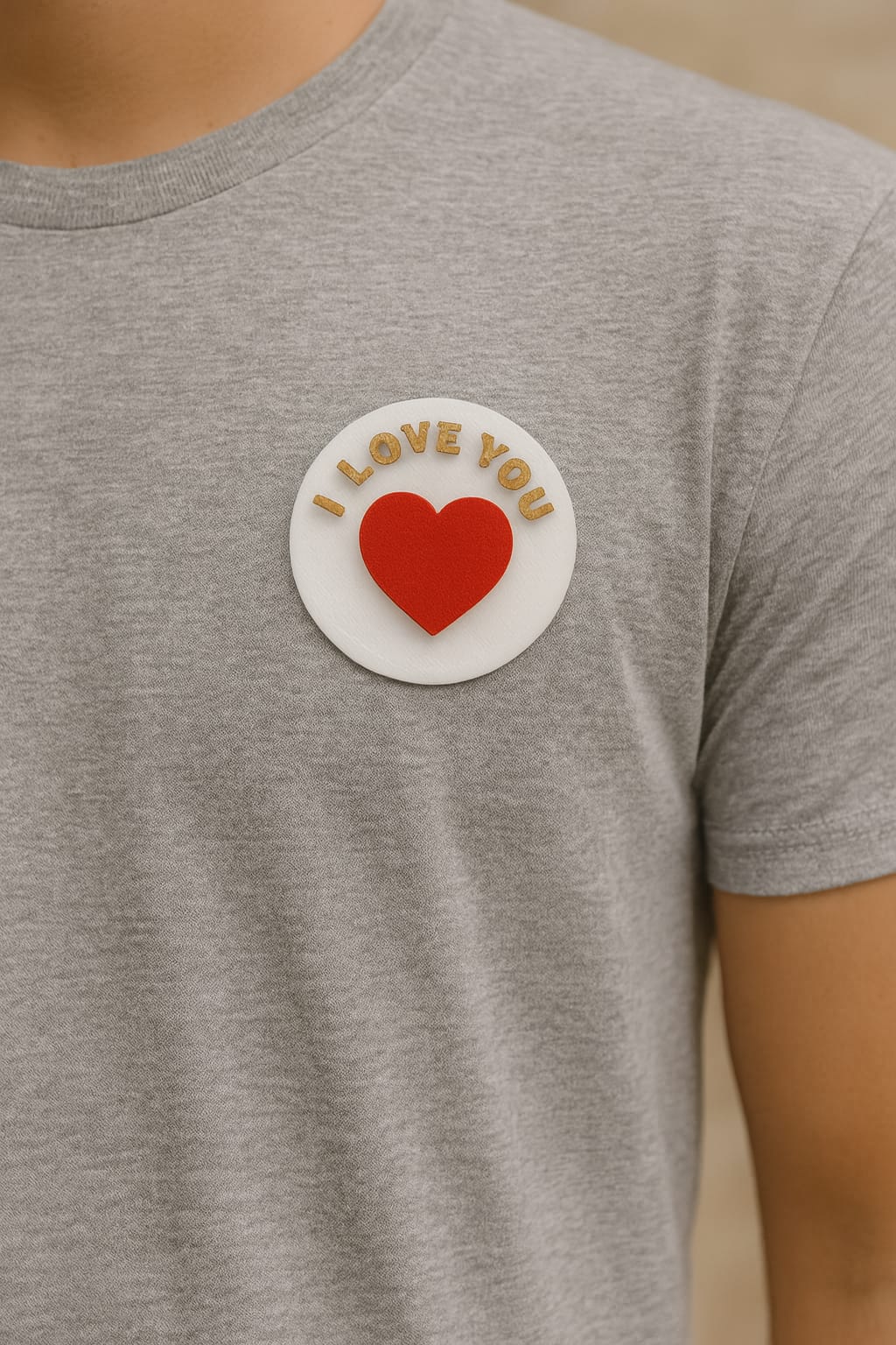 PIN - I LOVE YOU - Made in USA