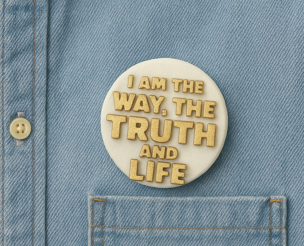 PIN - I AM THE WAY, THE TRUTH AND LIFE - Made in USA