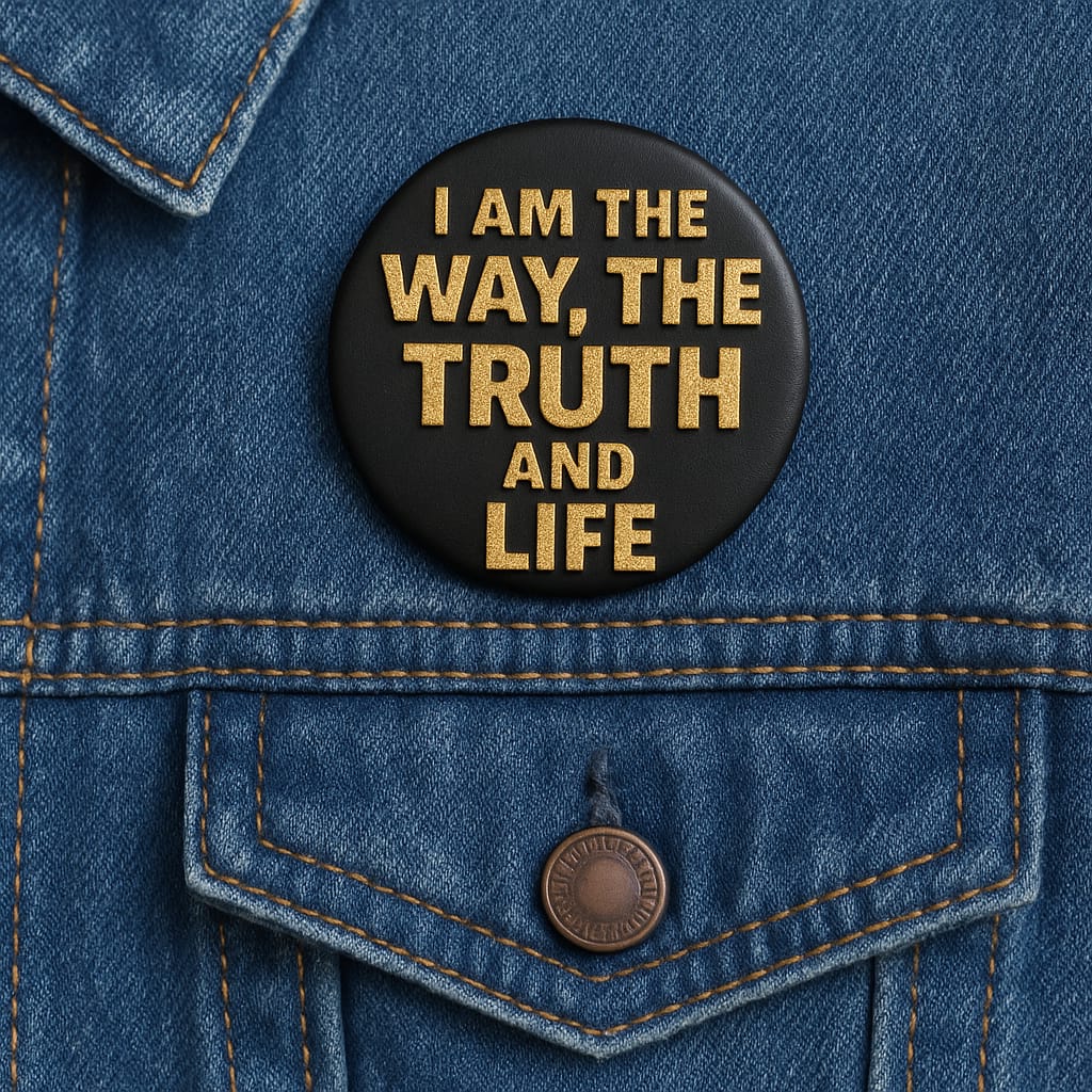 PIN - I AM THE WAY, THE TRUTH AND LIFE - Made in USA