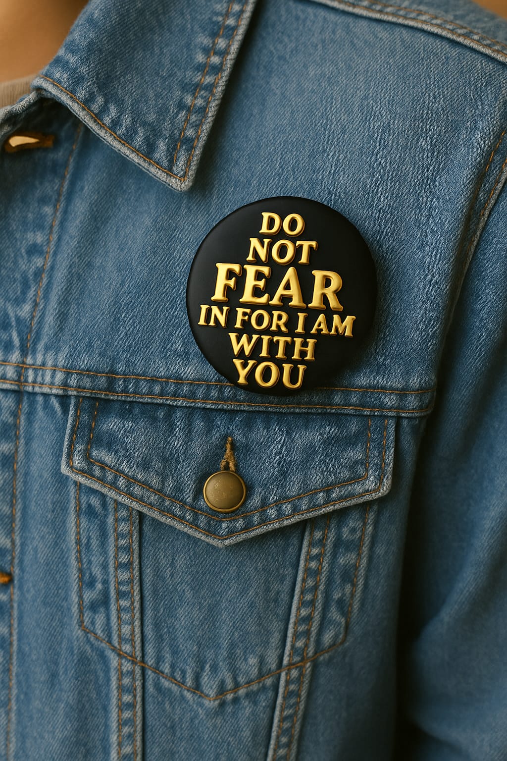 PIN - DO NOT FEAR IN FOR I AM WITH YOU - Made in USA