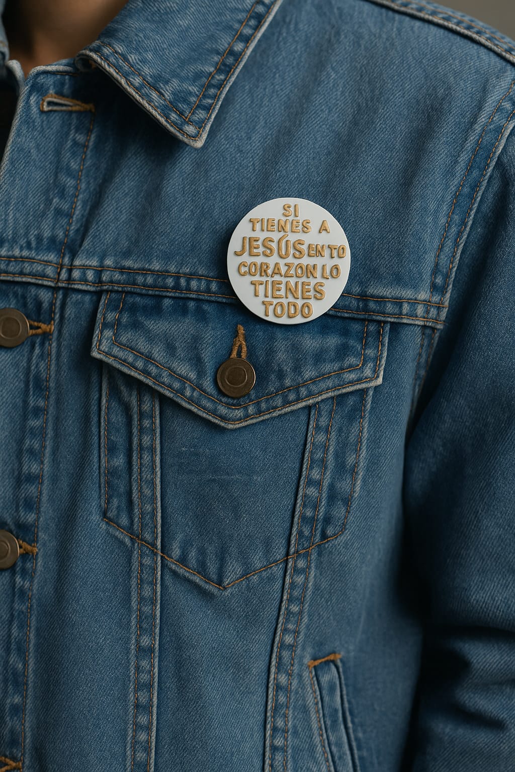 PIN - SI TIENES A JESUS EN TU CORAZON LO TIENES TODO - Made in USA