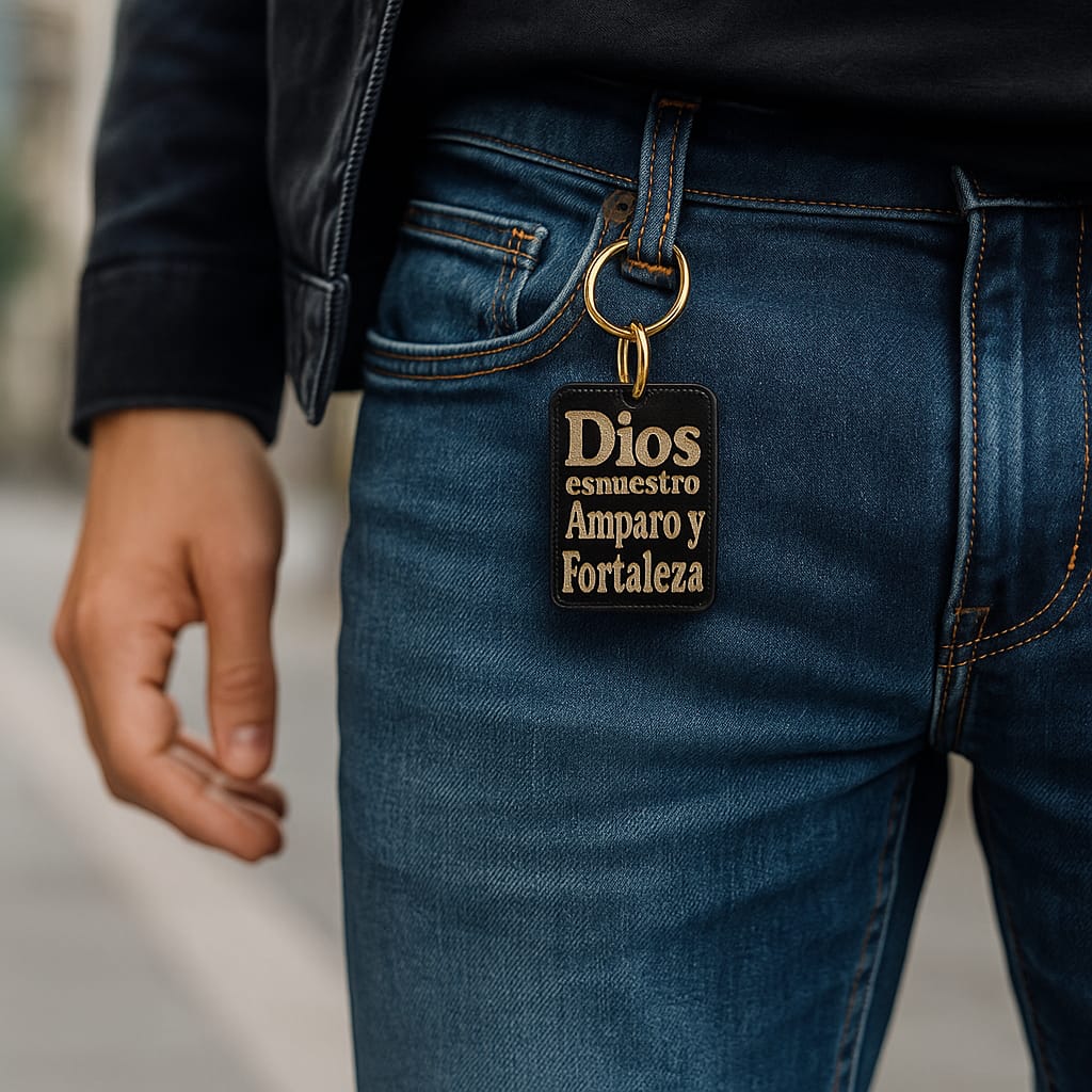 KEYCHAINS: DIOS ES NUESTRO AMPARO Y NUESTRA FORTALEZA