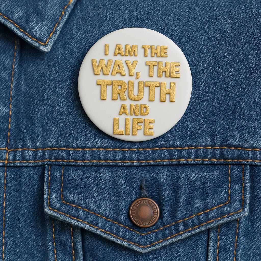 PIN - I AM THE WAY, THE TRUTH AND LIFE - Made in USA