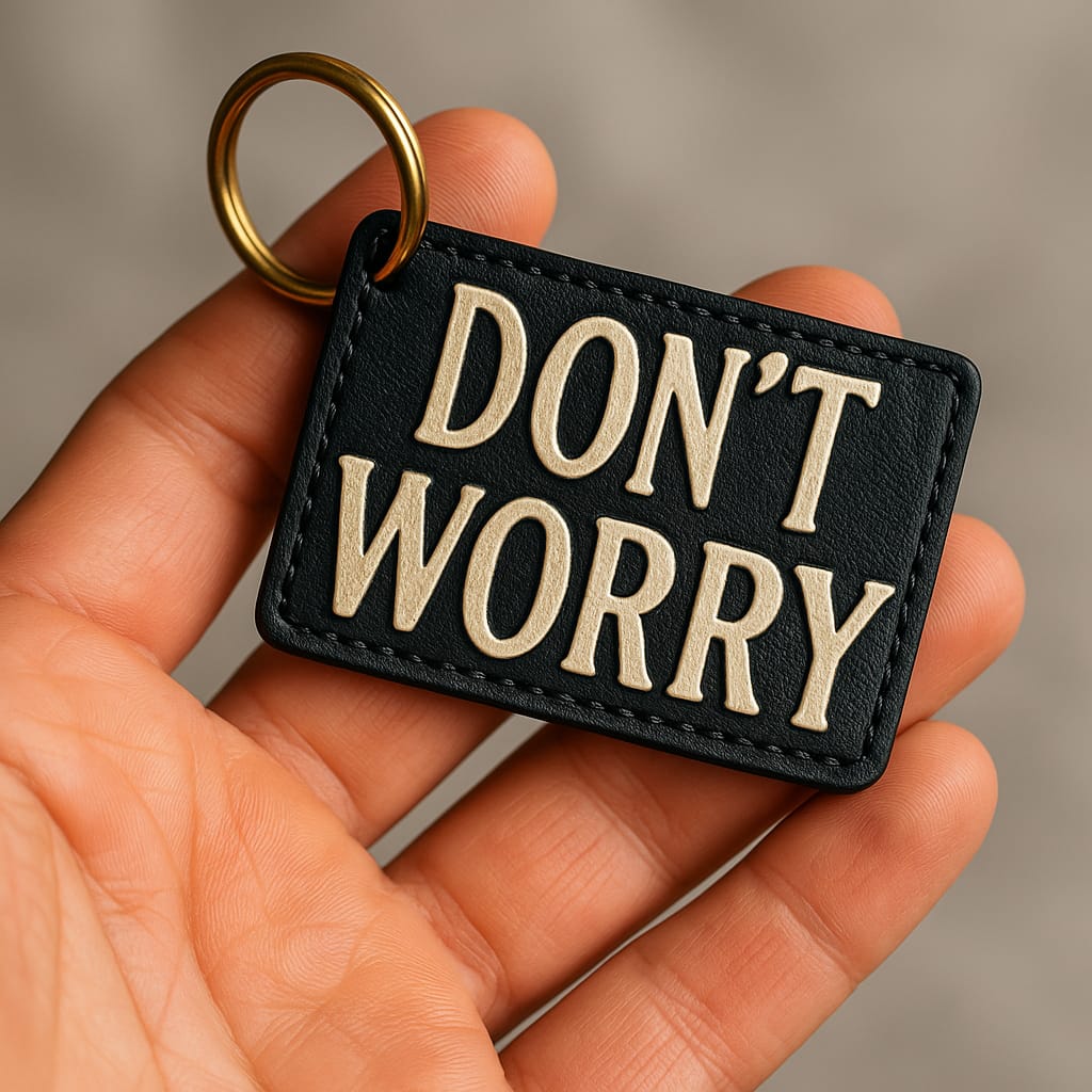 KEYCHAINS: DON'T WORRY