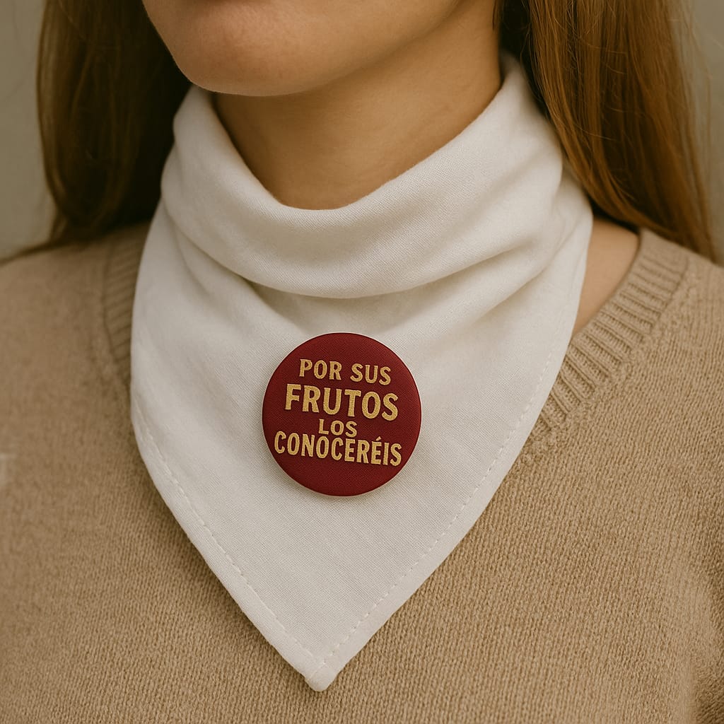 PIN - POR SUS FRUTOS LOS CONOCEREIS - Made in USA