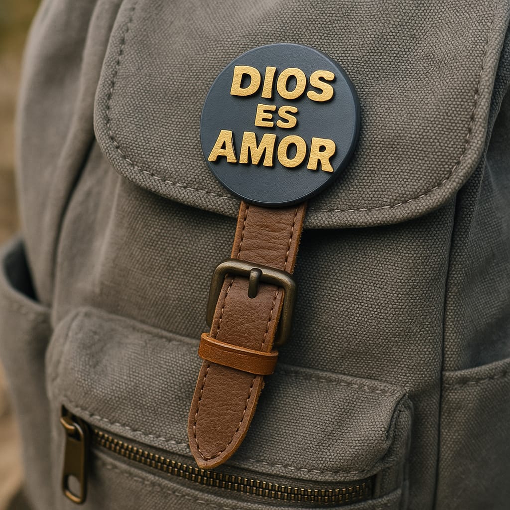 PIN-DIOS ES AMOR - Made in USA