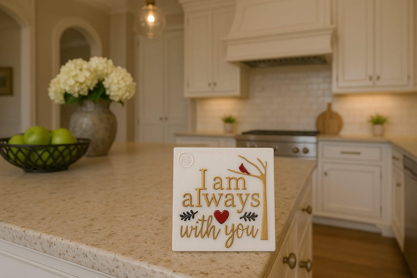 Plaque: I AM ALWAYS WITH YOU - Made in USA