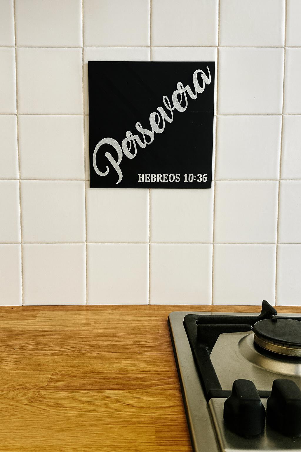 Plaque: PERSEVERA - Made in USA