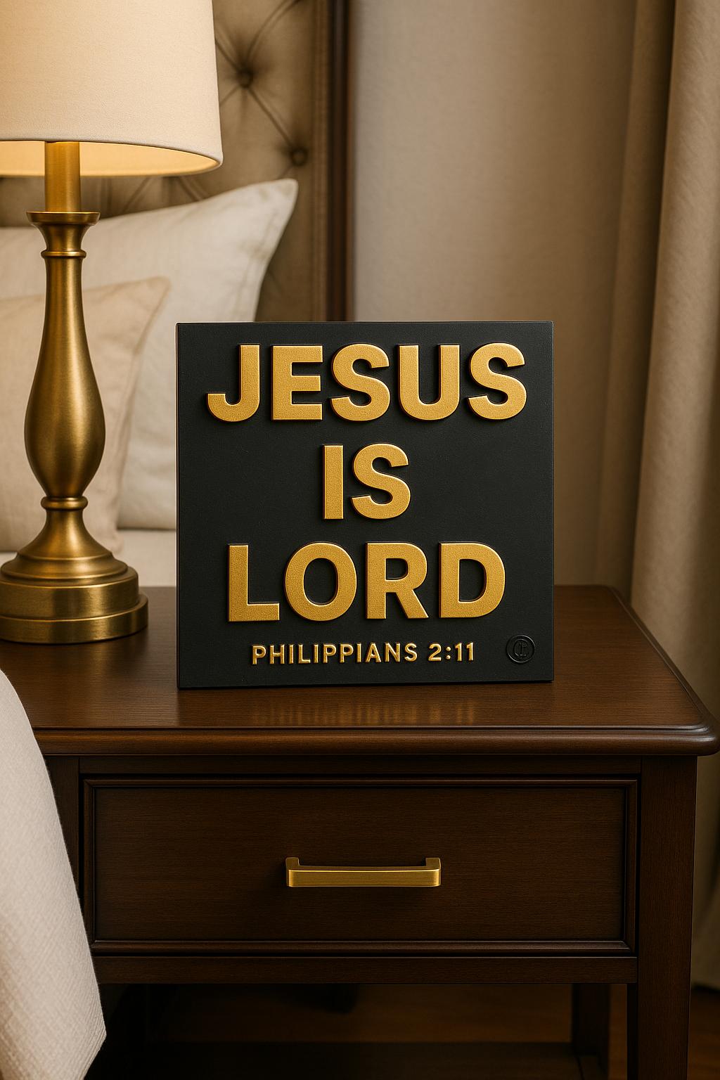 Plaque: JESUS IS LORD - Made UN USA