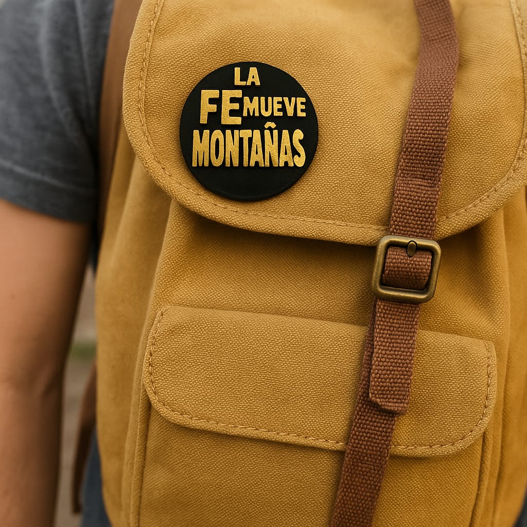 PIN - LA FE MUEVE MONTAÑAS - Made in USA