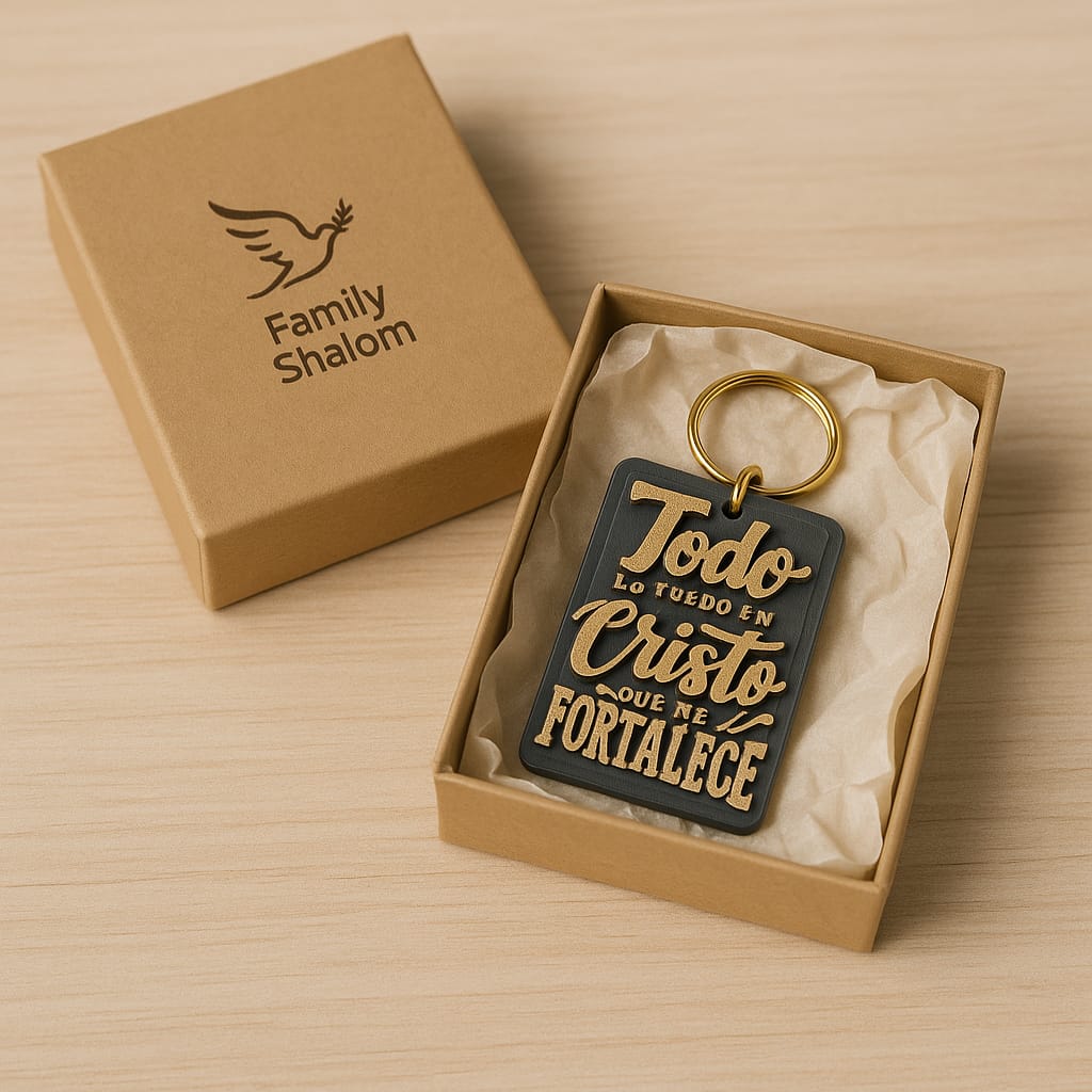KEYCHAINS: TODO LO PUEDO EN CRISTO QUE ME FORTALECE