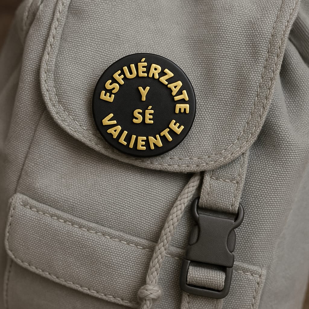 PIN: ESFUERZATE Y SE VALIENTE- Made in USA