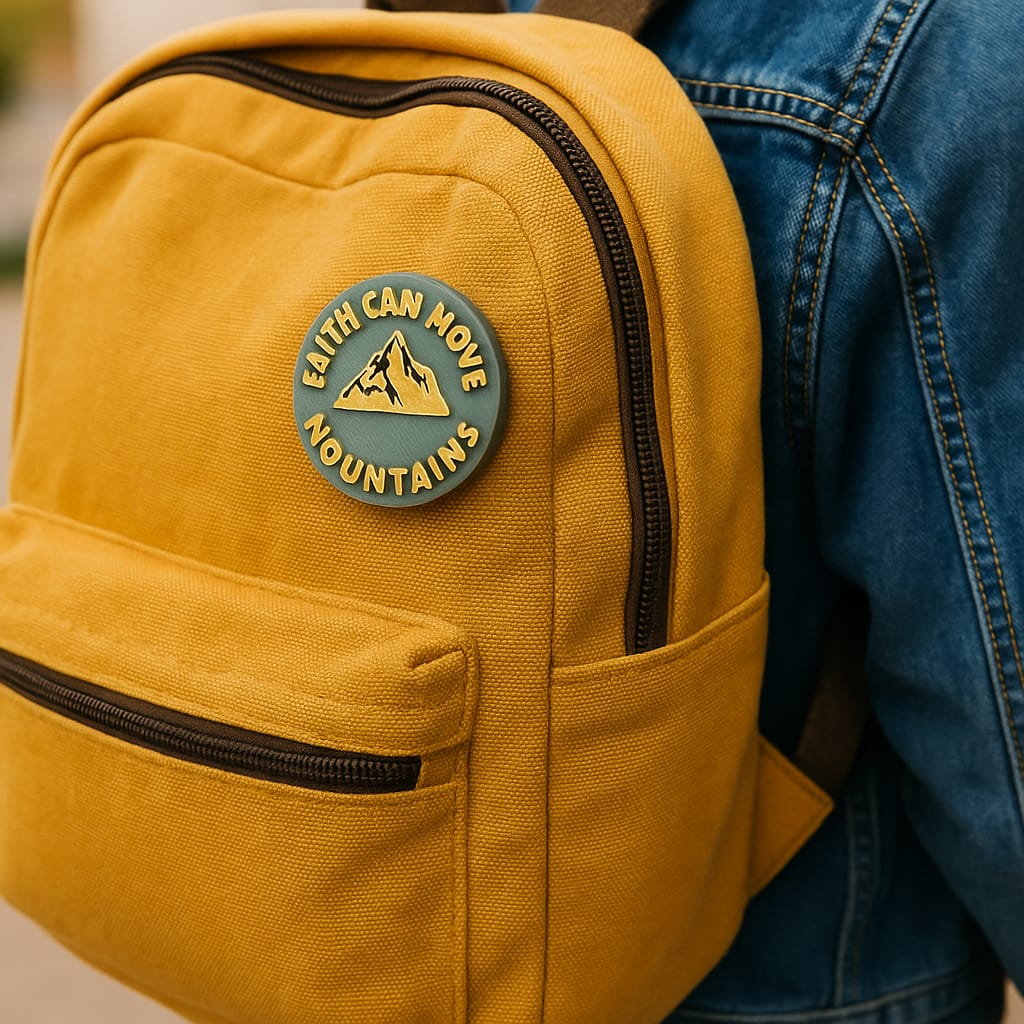 PIN - FAITH CAN MOVE MOUNTAINS - Made in USA