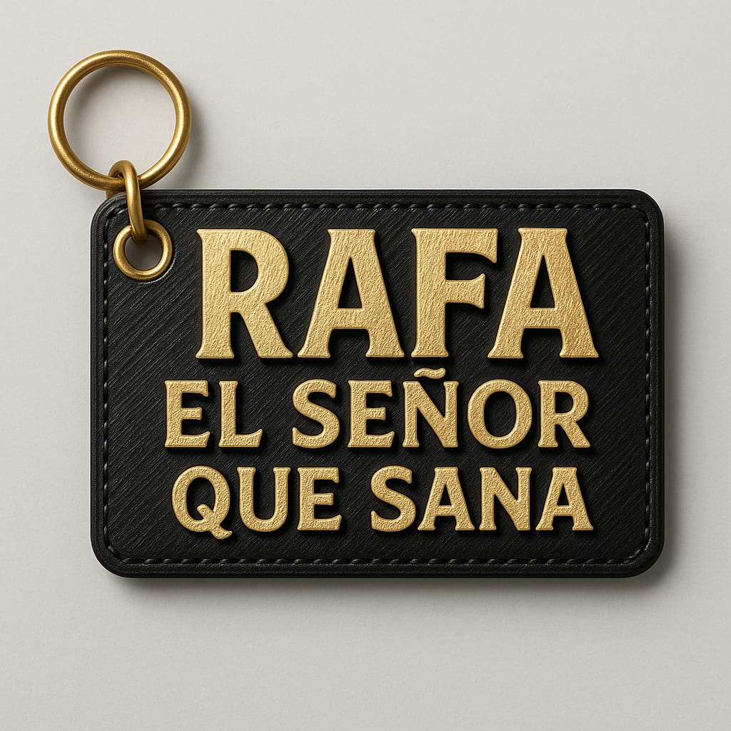 KEYCHAINS: RAFA - EL SEÑOR QUE SANA