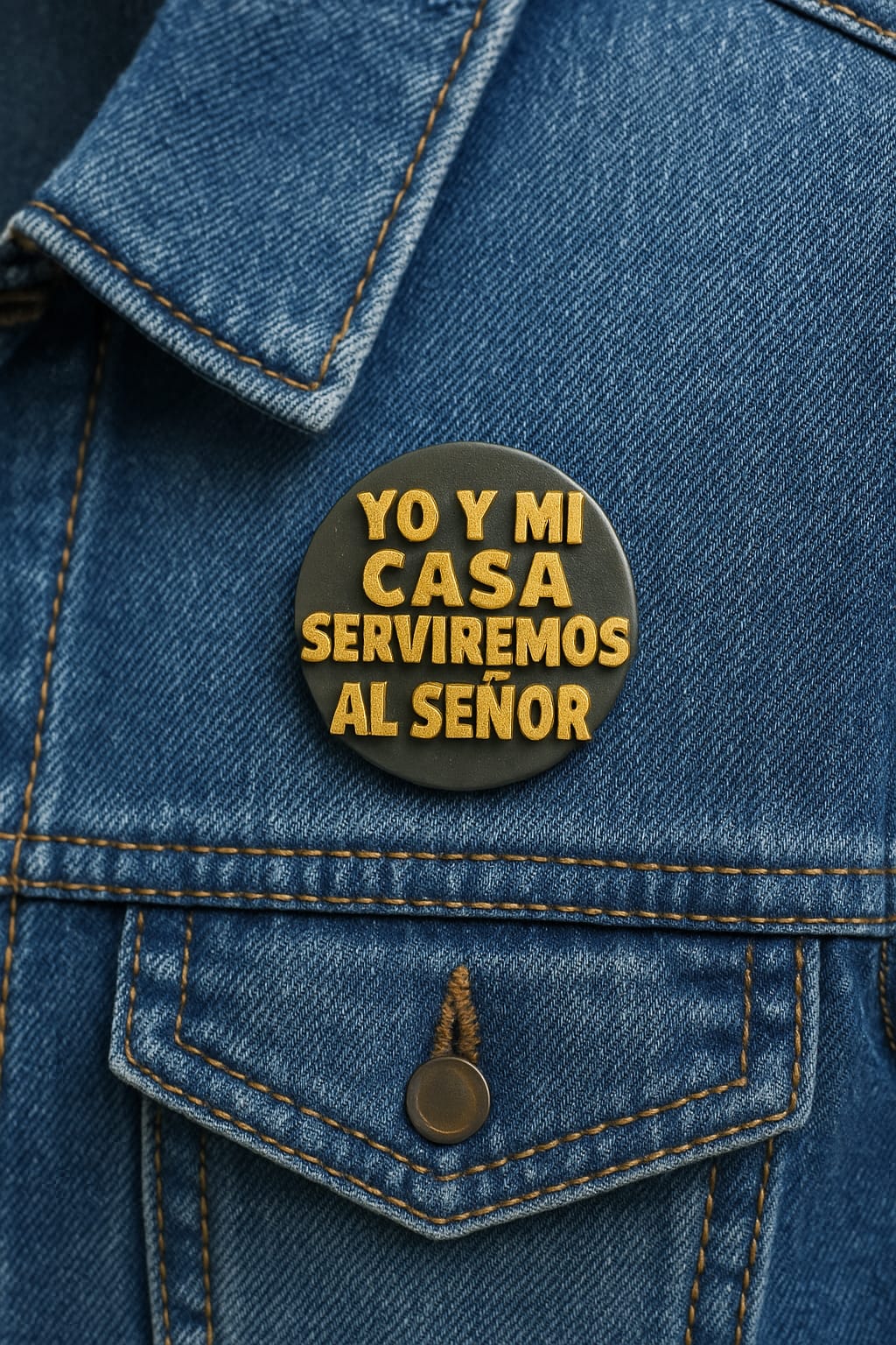 PIN - YO Y MI CASA SERVIREMOS AL SEÑOR - Made in USA