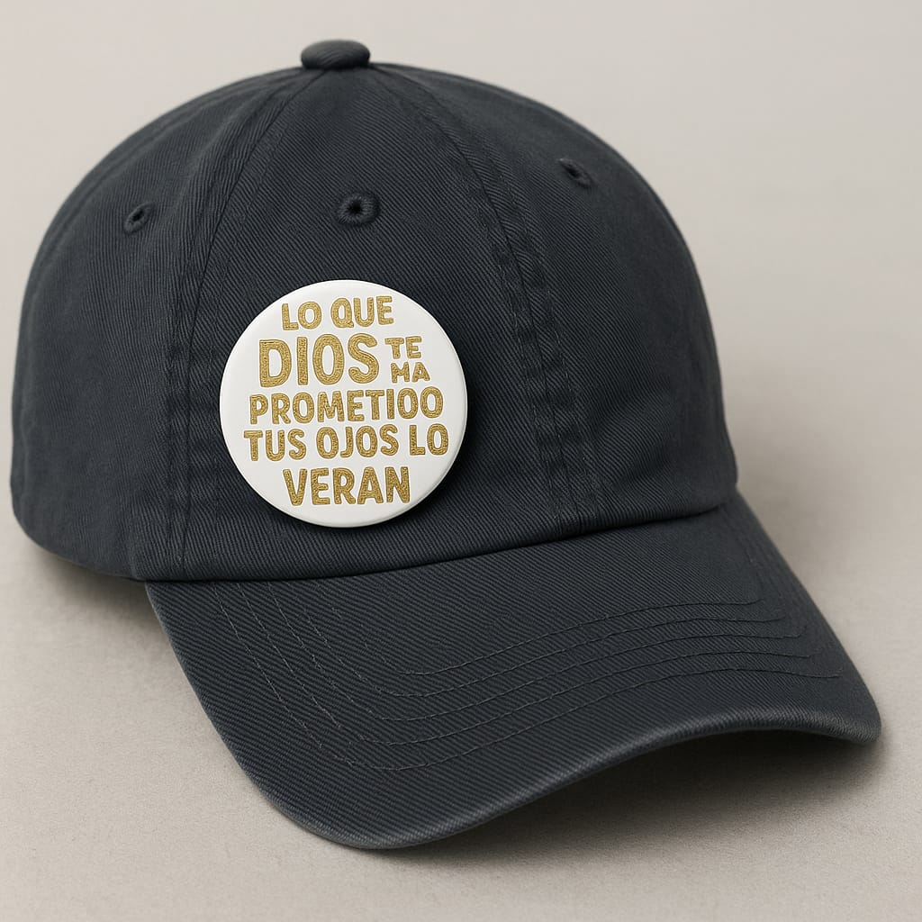 PIN- LO QUE DIOS TE HA PROMETIDO TUS OJOS LO VERÁN - Made in USA