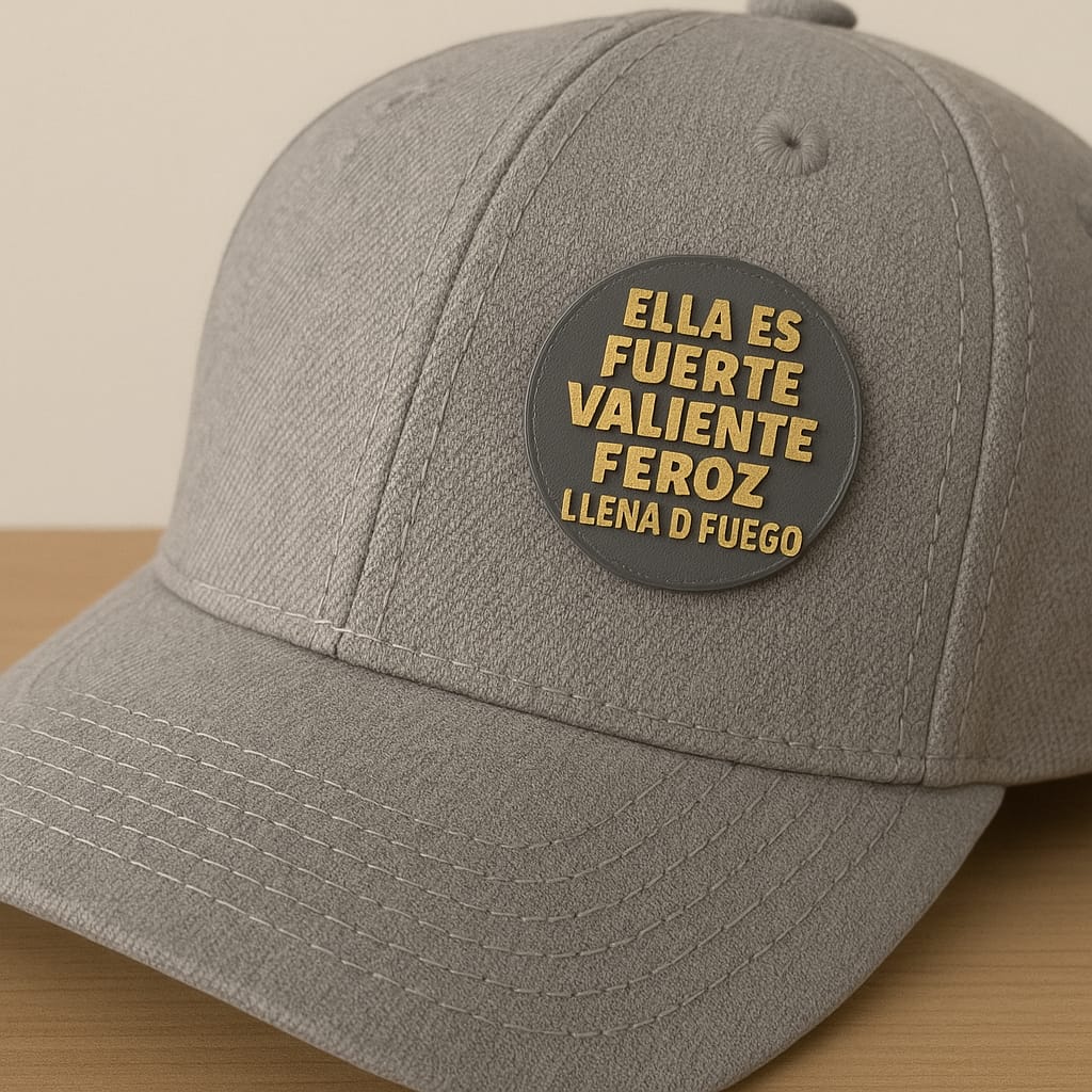 PIN: ELLA ES FUERTE, VALIENTE, FEROZ, LLENA DE FUEGO- Made in USA