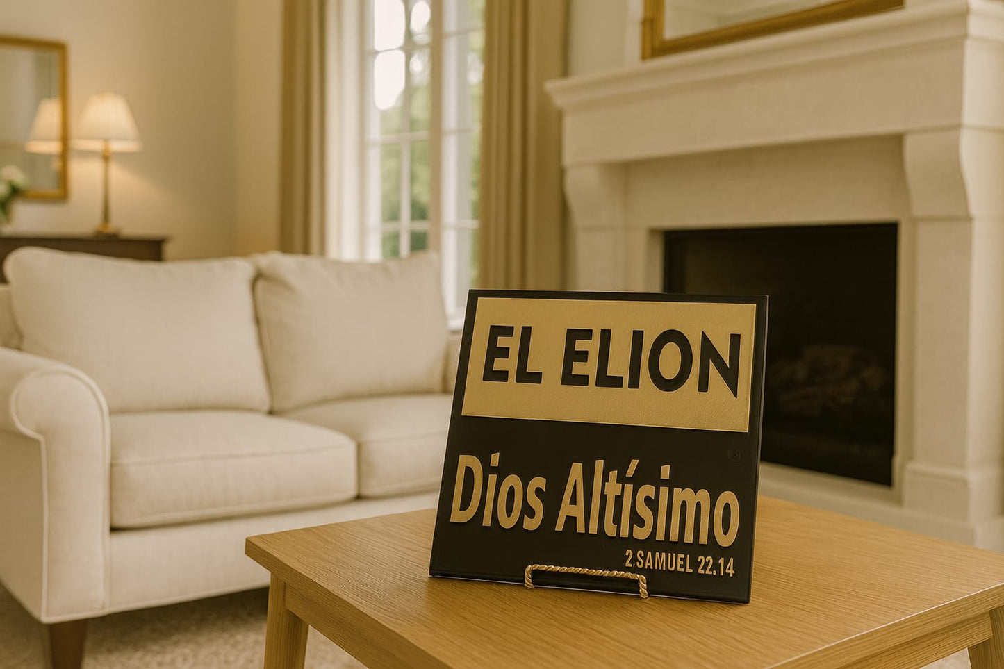 Plaque: ELION - DIOS ALTISIMO - Made in USA