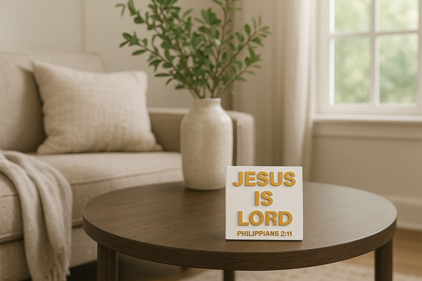 Plaque: JESUS IS LORD - Made UN USA