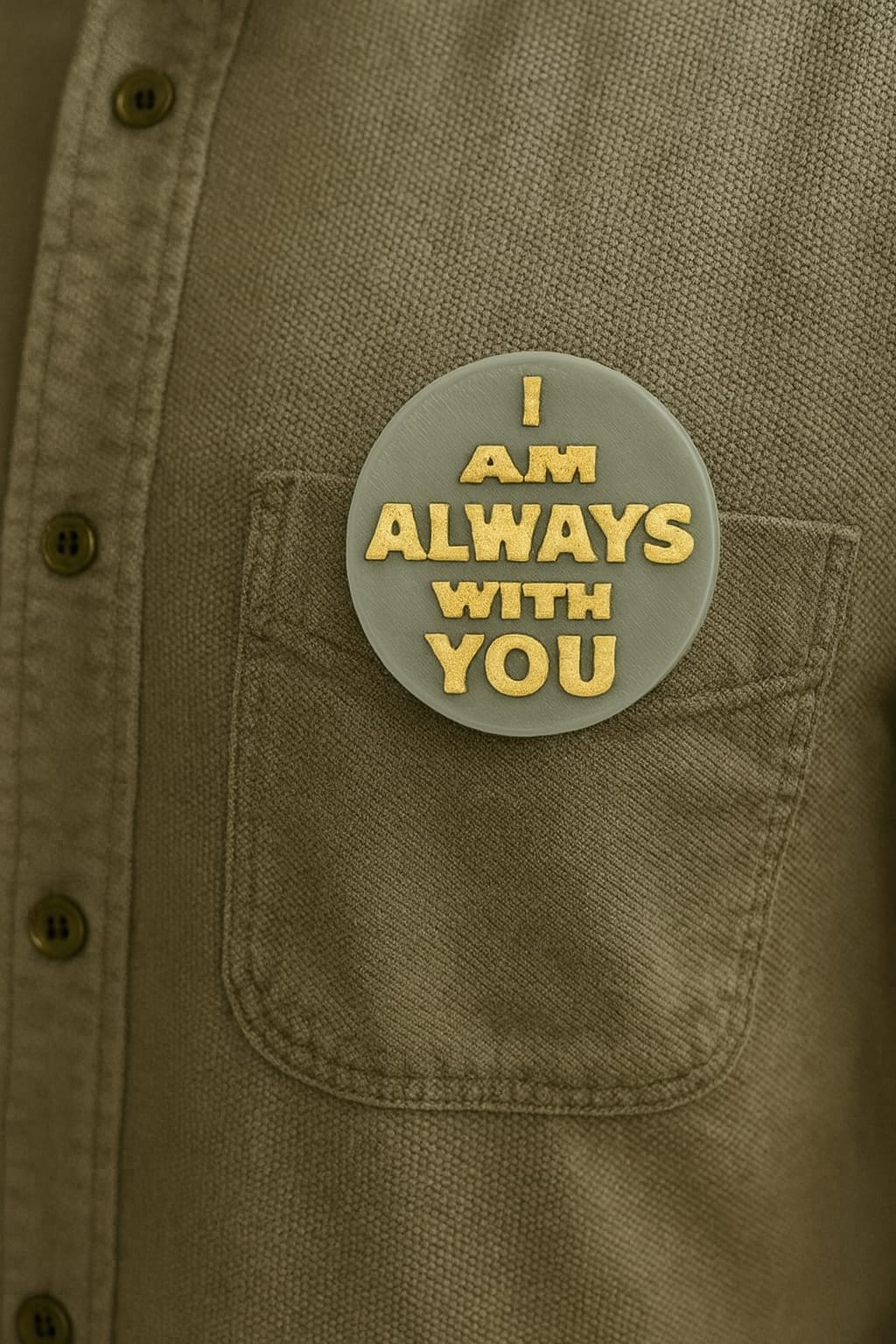 PIN - I AM ALWAYS WITH YOU - Made in USA