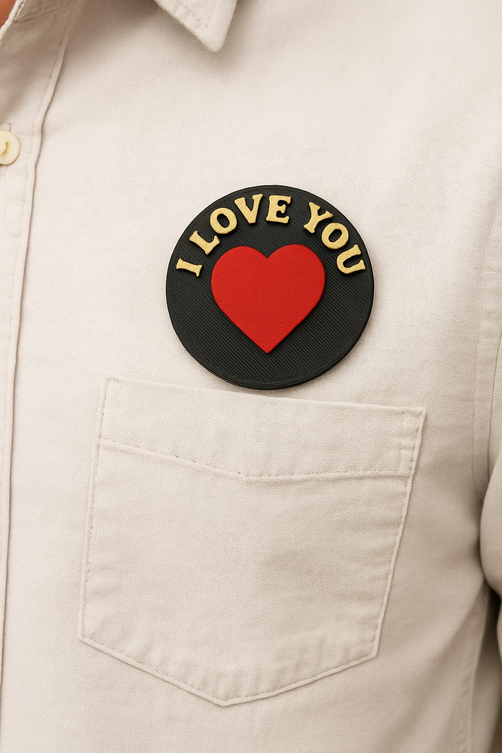 PIN - I LOVE YOU - Made in USA