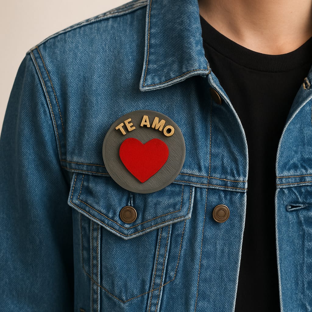 PIN - TE AMO - Made in USA