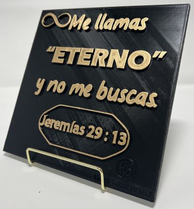 PLAQUE: ME LLAMAS EL ETERNO Y NO ME BUSCAS