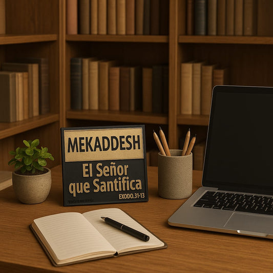 Plaque: MEKADDESH - EL SEÑOR QUE SANTIFICA- Made in USA