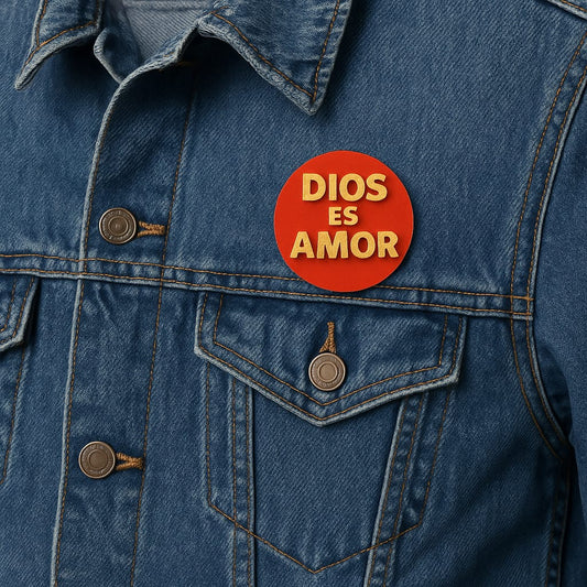 PIN-DIOS ES AMOR - Made in USA